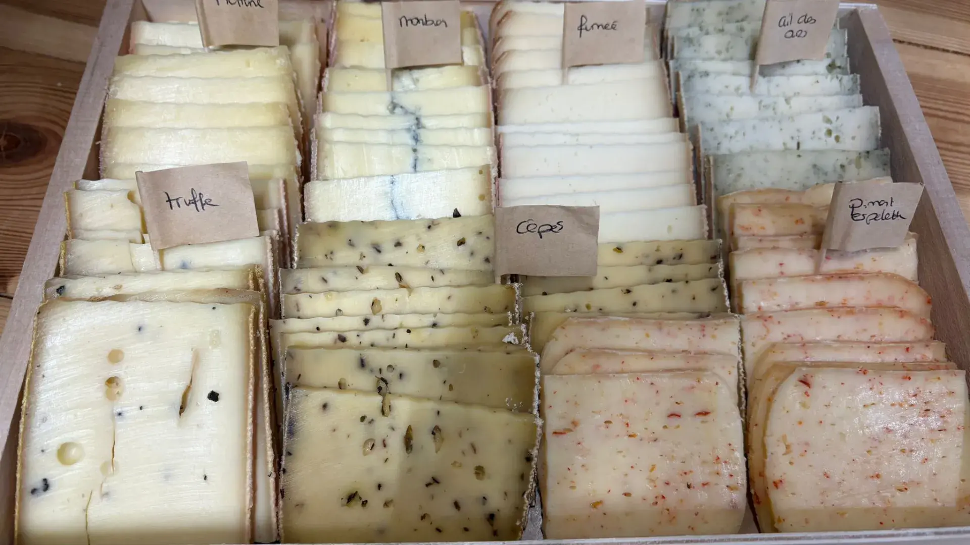 Les plateaux dégustations